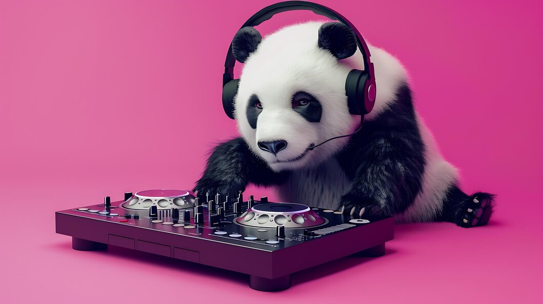 Panda doing his thing